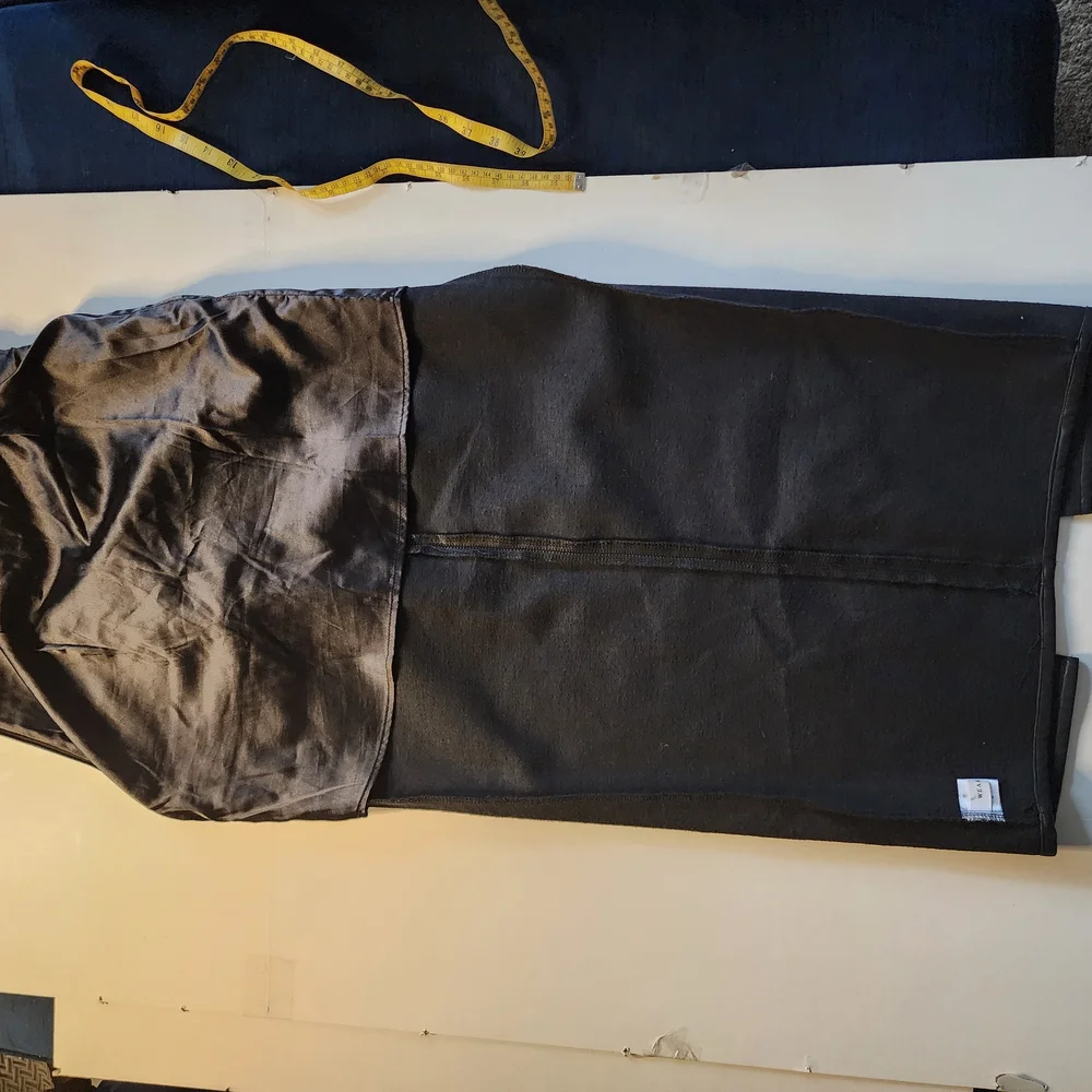 BlackVegan Maxi Leather Skirt - Picture 10 of 11